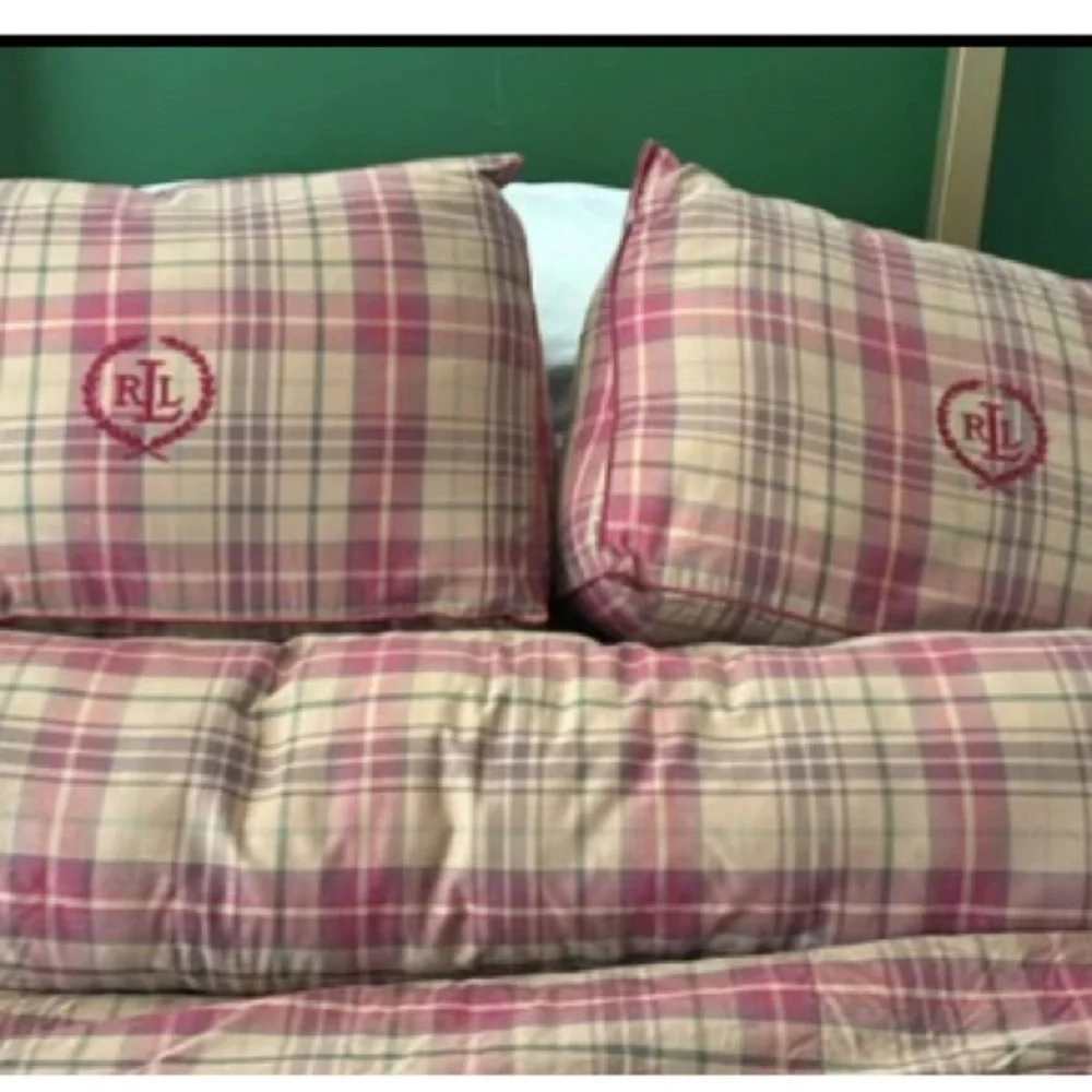 Ralph Lauren Plaid Down Comforter